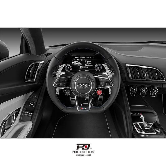 Leyo Audi S Tronic Billet Paddle Shift Extension V3 (Silver)