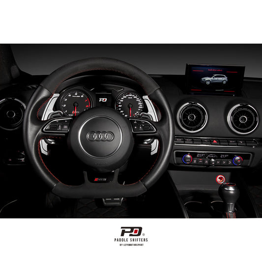Leyo Audi S Tronic Billet Paddle Shift Extension (Silver) V2