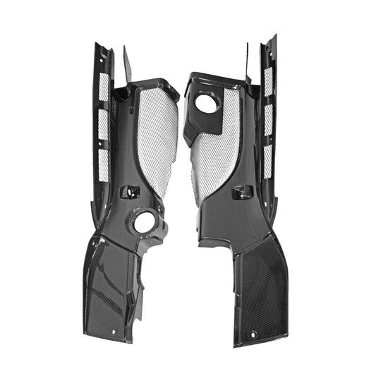 Fabspeed Carbon Fiber Coupe Engine Bay Panel Set 2 Piece Set - Audi R8 V10 2007-2015 (FS-CF-AUD-R8EB2)