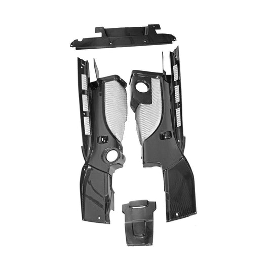 Fabspeed Carbon Fiber 4 Piece Engine Bay Set - Audi R8 V10 Coupe 2014-2015 (FS-CF-AUD-R8EB4N)