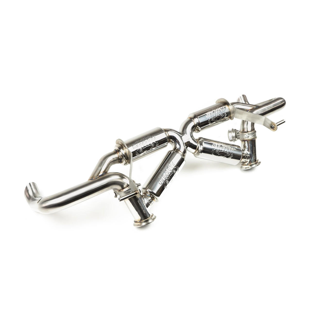 Fabspeed Audi R8 V10 Valvetronic Supersport X-Pipe Exhaust System 2019 Onwards (FS.AUD.R820V10.VLV)