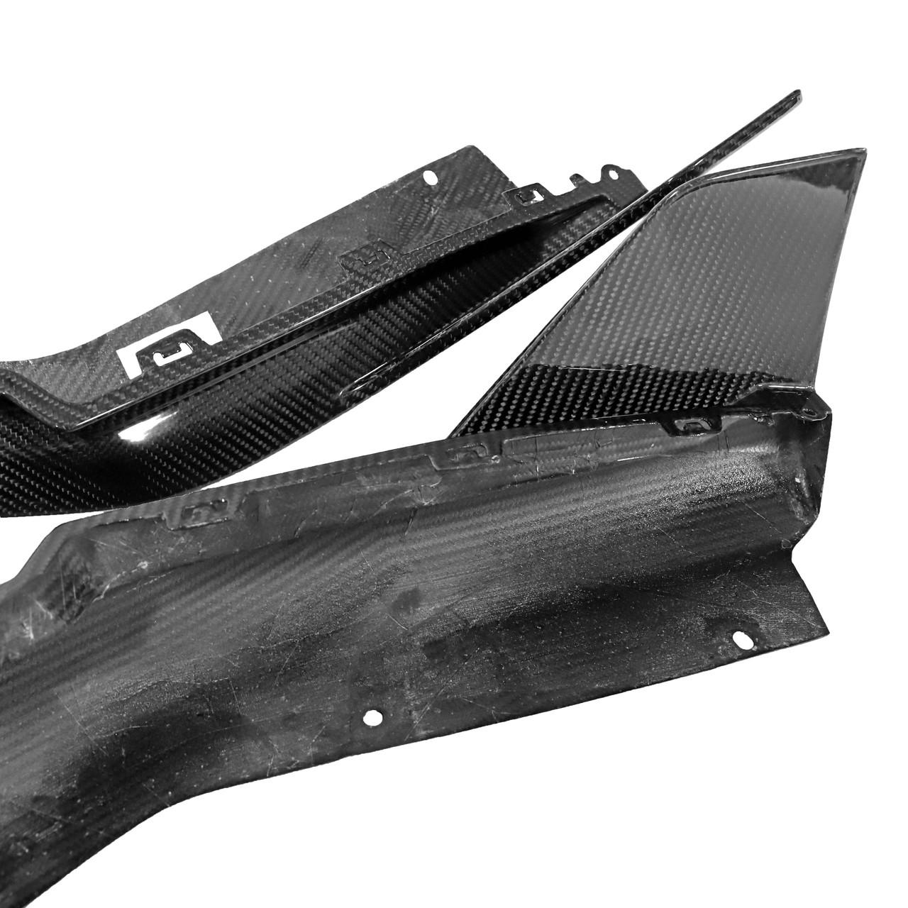 Fabspeed Carbon Fiber BMW G Series Rear Quarter Panel Skirts - BMW G80 (FS-CF-BMW-G80RQS)