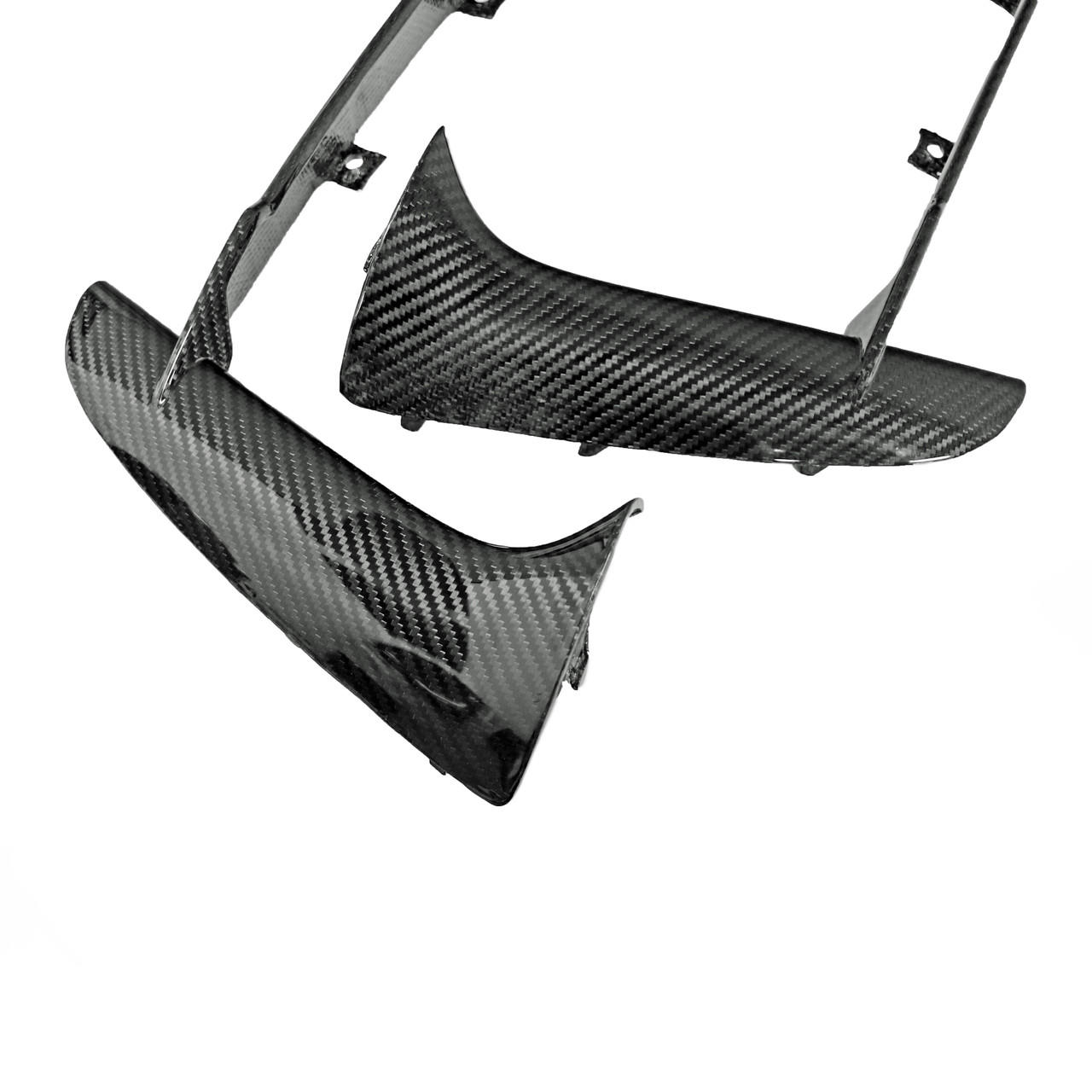 Fabspeed Carbon Fiber Front Grill Trim - Chevrolet B8 Corvette (FS-CF-COR-C8FGT)