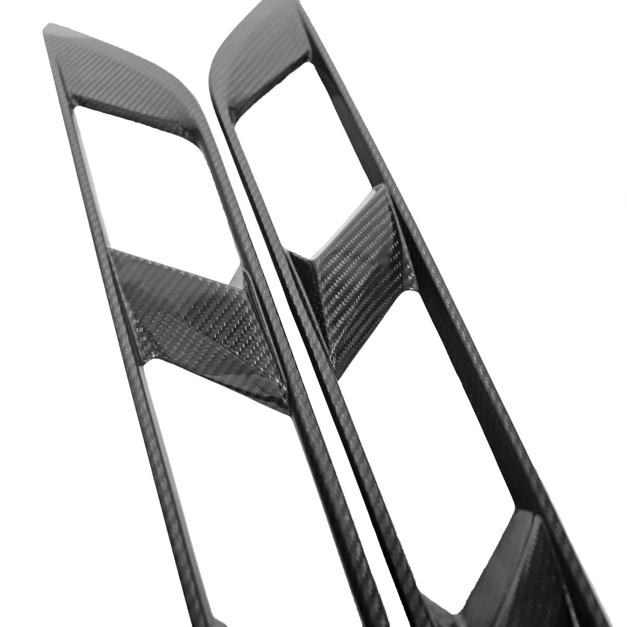 Fabspeed Carbon Fiber Rear Hatch Louvers - Chevrolet B8 Corvette (FS-CF-COR-C8RHL)