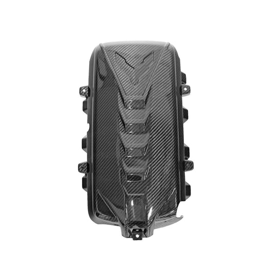 Fabspeed Carbon Fiber Center Engine Cover Chevrolet C8 Corvette (FS-CF-COR-C8EC)