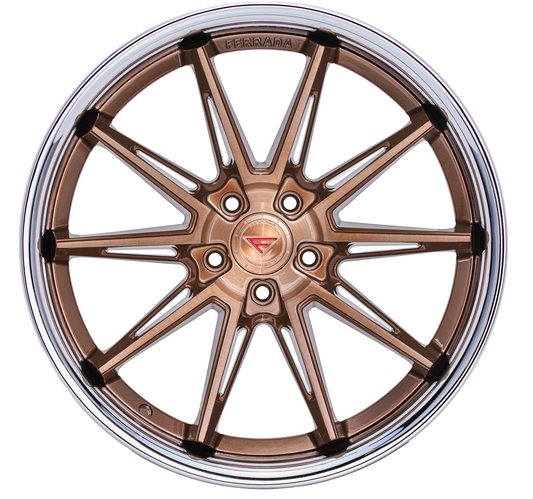 Ferrada Wheels CM2  Brushed Cobre With Chrome Lip