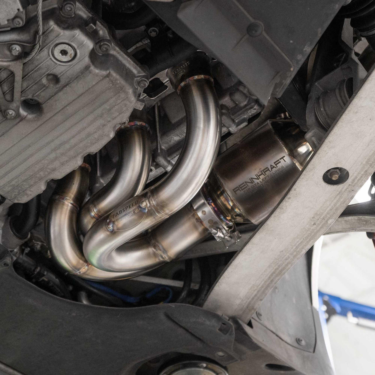 Fabspeed Porsche 981 Boxster / Cayman RENNKRAFT?? US PATENTED Modular Headers with HJS Catalytic Converters 2013-2016 (FS.POR.981.MH.XXX)