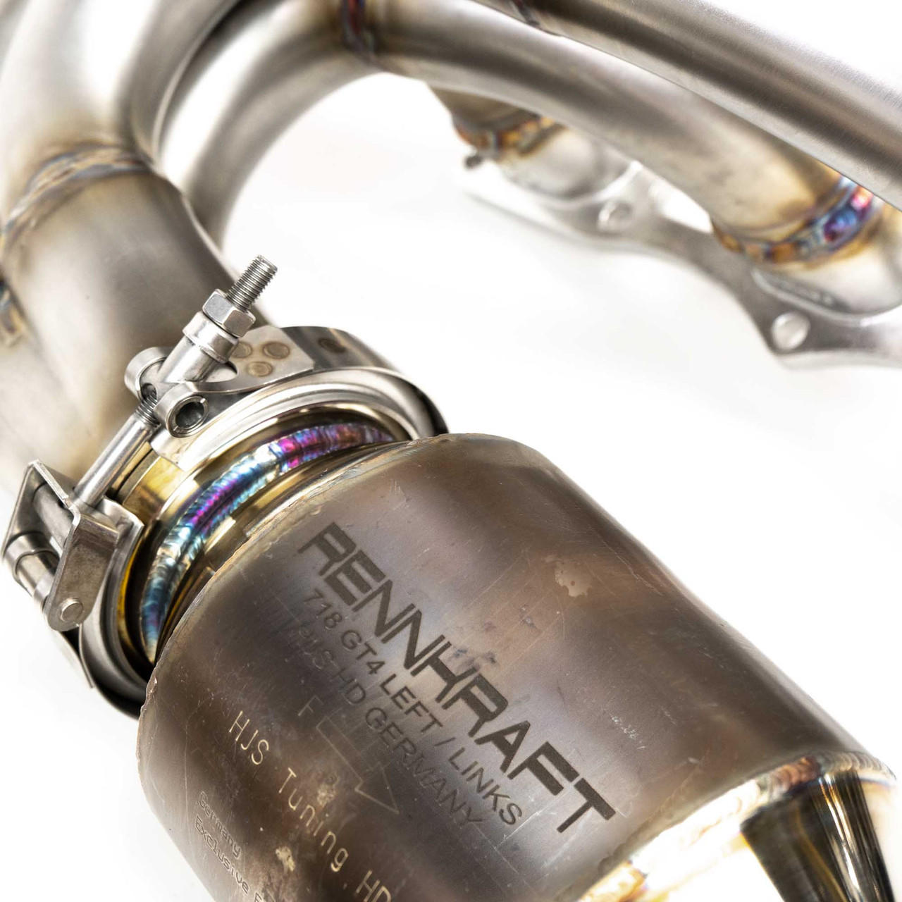 Fabspeed Porsche 981 Cayman GT4 / Boxster Spyder RENNKRAFT?? Modular Headers with HJS Catalytic Converters 2015-2016 (FS.POR.981GT4.MH.XXX)