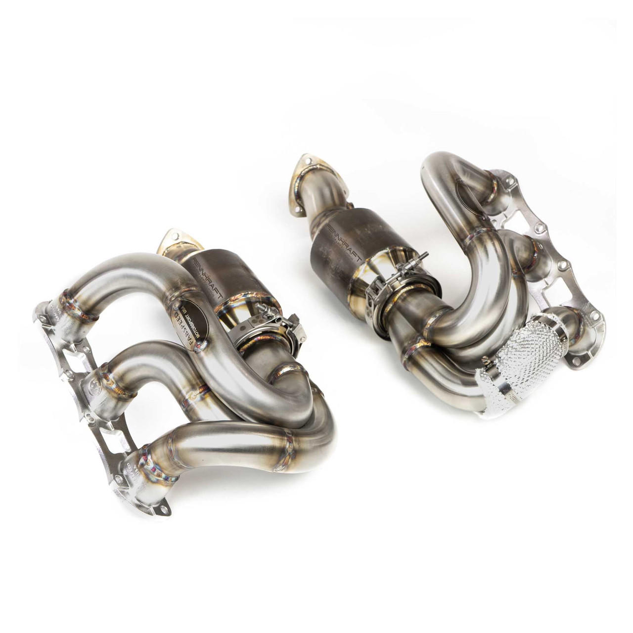 Fabspeed Porsche 981 Cayman GT4 / Boxster Spyder RENNKRAFT?? Modular Headers with HJS Catalytic Converters 2015-2016 (FS.POR.981GT4.MH.XXX)