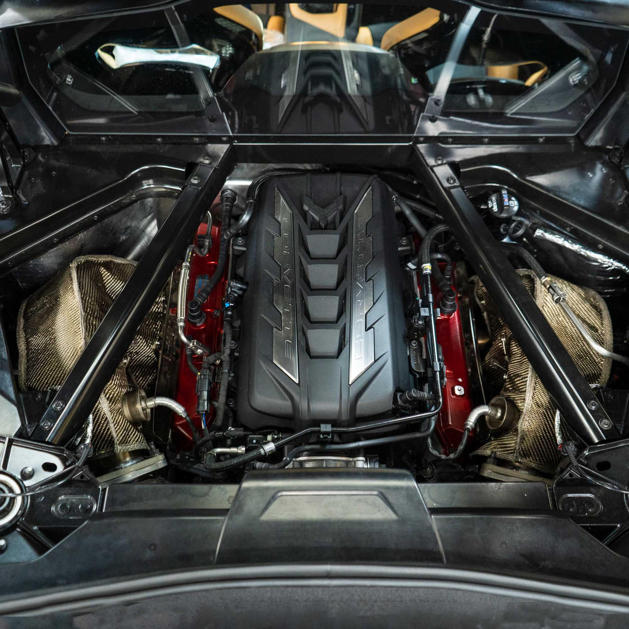 Fabspeed Chevrolet Corvette C8 Stingray / E-Ray Header Blankets 2020 Onwards (FS.CHEVY.C8.HDRBL)