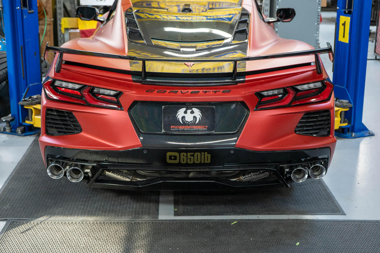 Fabspeed Chevrolet Corvette C8 Supersport X-Pipe Exhaust System 2020 Onwards (FS.CHEVY.C8.CBEX)