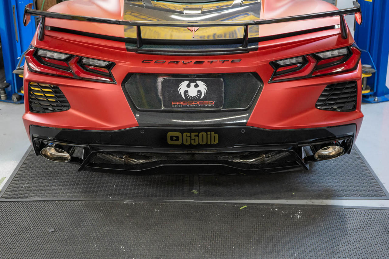 Fabspeed Chevrolet Corvette C8 Supersport X-Pipe Exhaust System 2020 Onwards (FS.CHEVY.C8.CBEX)