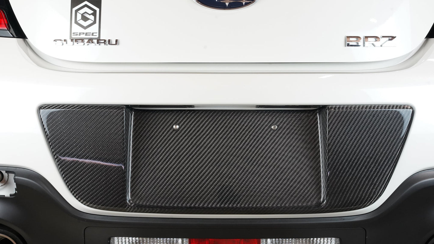 APR Toyota GR86/ Subaru BRZ Carbon Fiber License Plate Frame 2022-2024