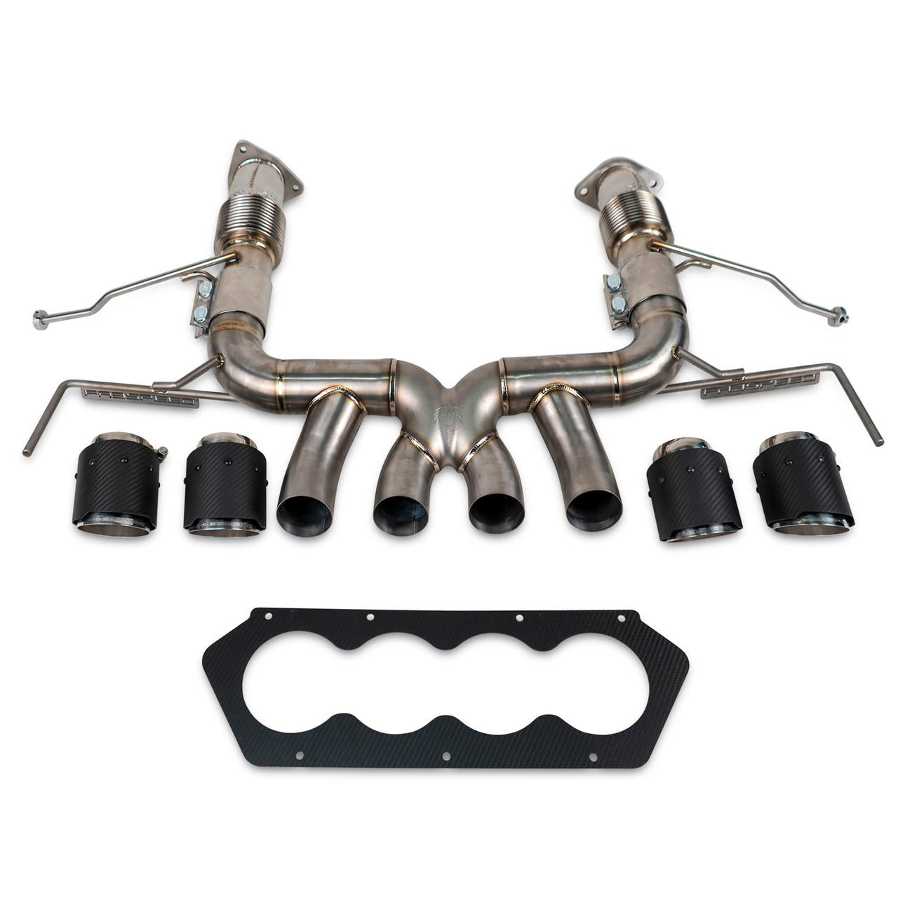 Fabspeed Chevrolet Corvette C8 Z06 Titanium Supersport X-Pipe Cat-Back Exhaust System 2023 Onwards (FS.CHEVY.C8Z06.SSX.TI)