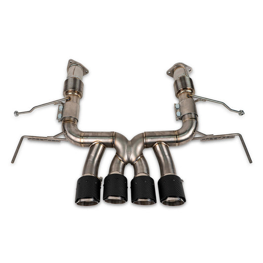 Fabspeed Chevrolet Corvette C8 Z06 Titanium Supersport X-Pipe Cat-Back Exhaust System 2023 Onwards (FS.CHEVY.C8Z06.SSX.TI)