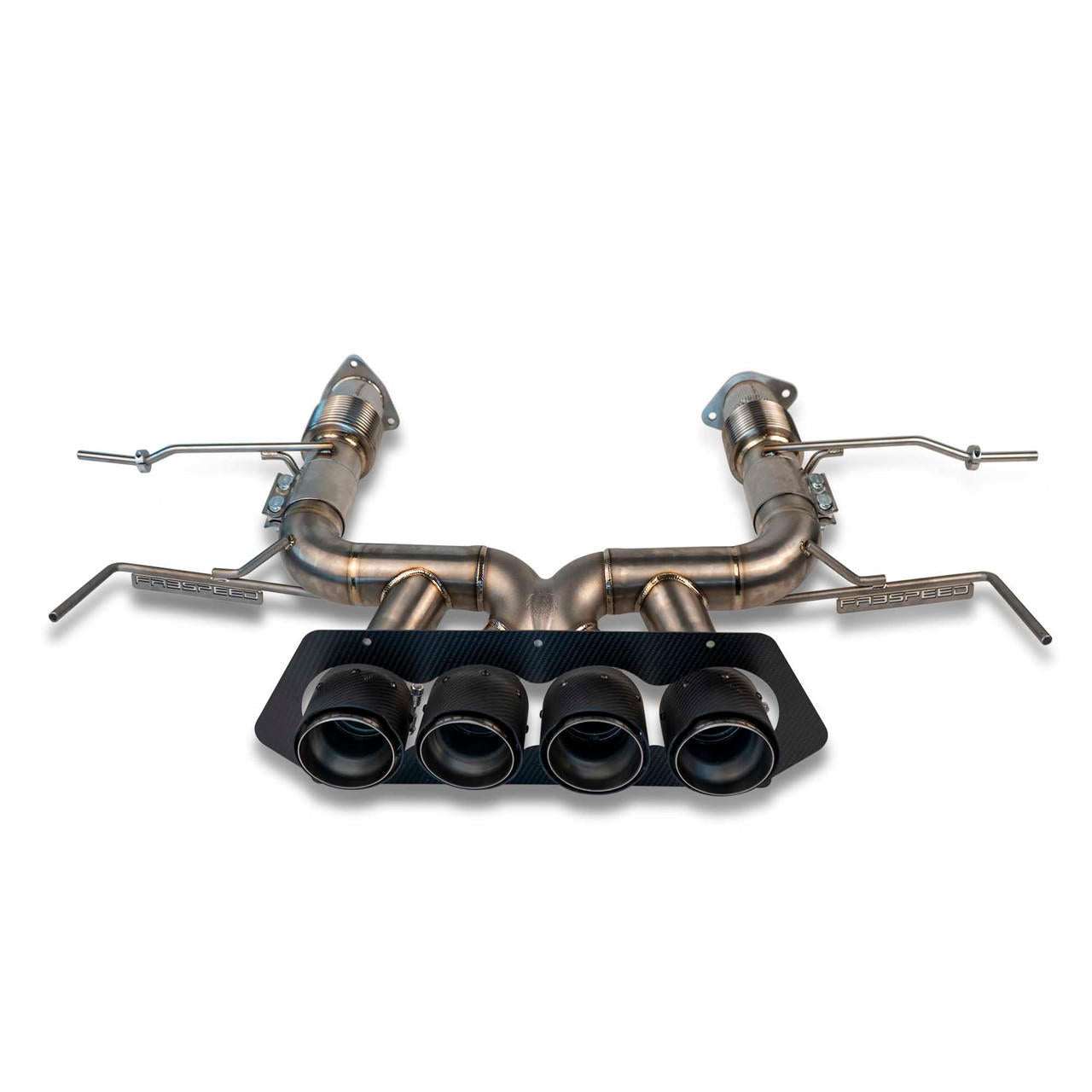 Fabspeed Chevrolet Corvette C8 Z06 Titanium Supersport X-Pipe Cat-Back Exhaust System 2023 Onwards (FS.CHEVY.C8Z06.SSX.TI)