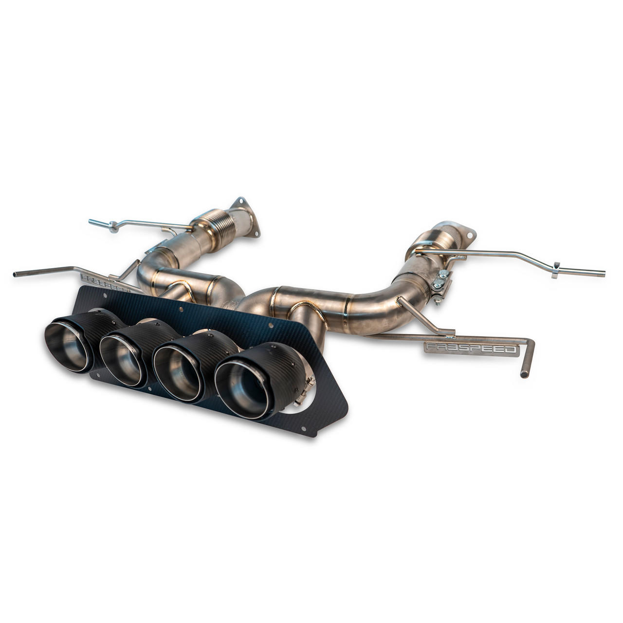 Fabspeed Chevrolet Corvette C8 Z06 Titanium Supersport X-Pipe Cat-Back Exhaust System 2023 Onwards (FS.CHEVY.C8Z06.SSX.TI)