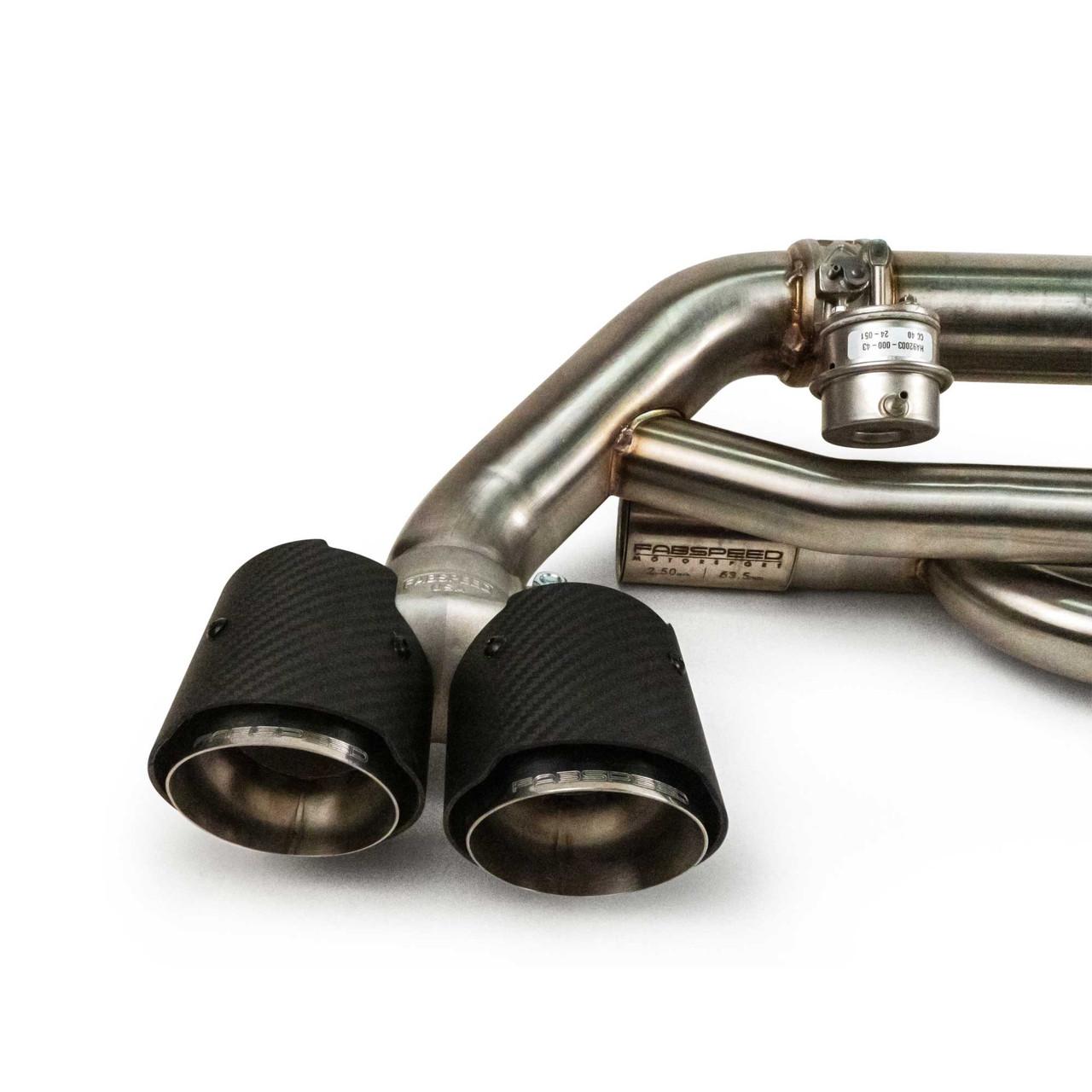 Fabspeed Porsche 991.2 Carrera Valvetronic Center Muffler Bypass X-Pipe Non-PSE Only (FS.POR.9912.VLVXX)