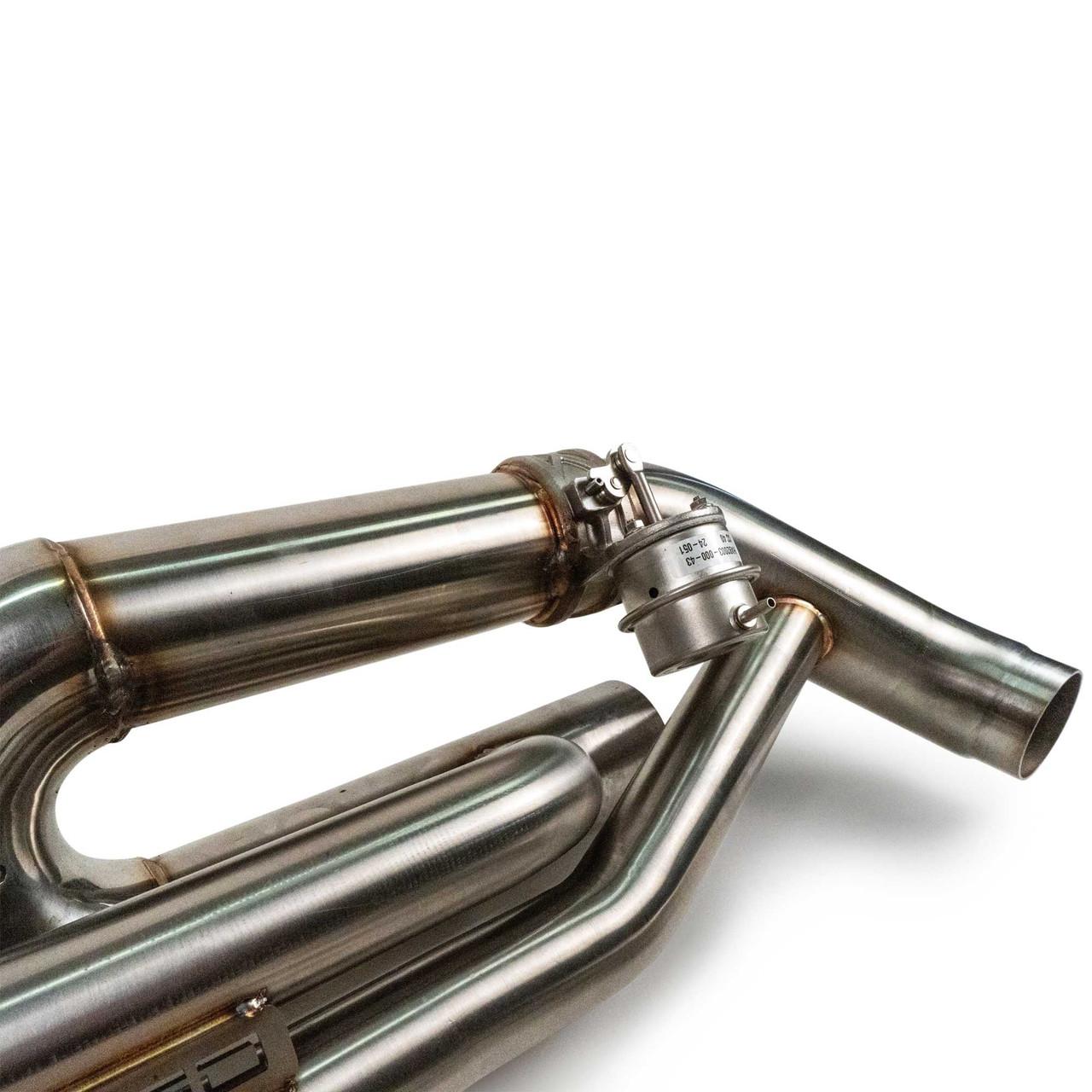 Fabspeed Porsche 991.2 Carrera Valvetronic Center Muffler Bypass X-Pipe Non-PSE Only (FS.POR.9912.VLVXX)
