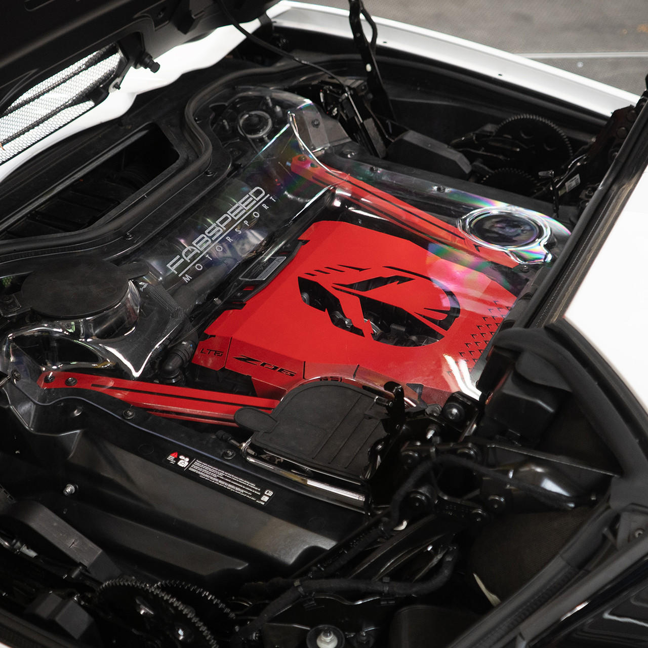 Fabspeed Chevrolet Corvette C8 Z06 Red Engine Cover (FS.CHEVY.C8Z06.ECX)