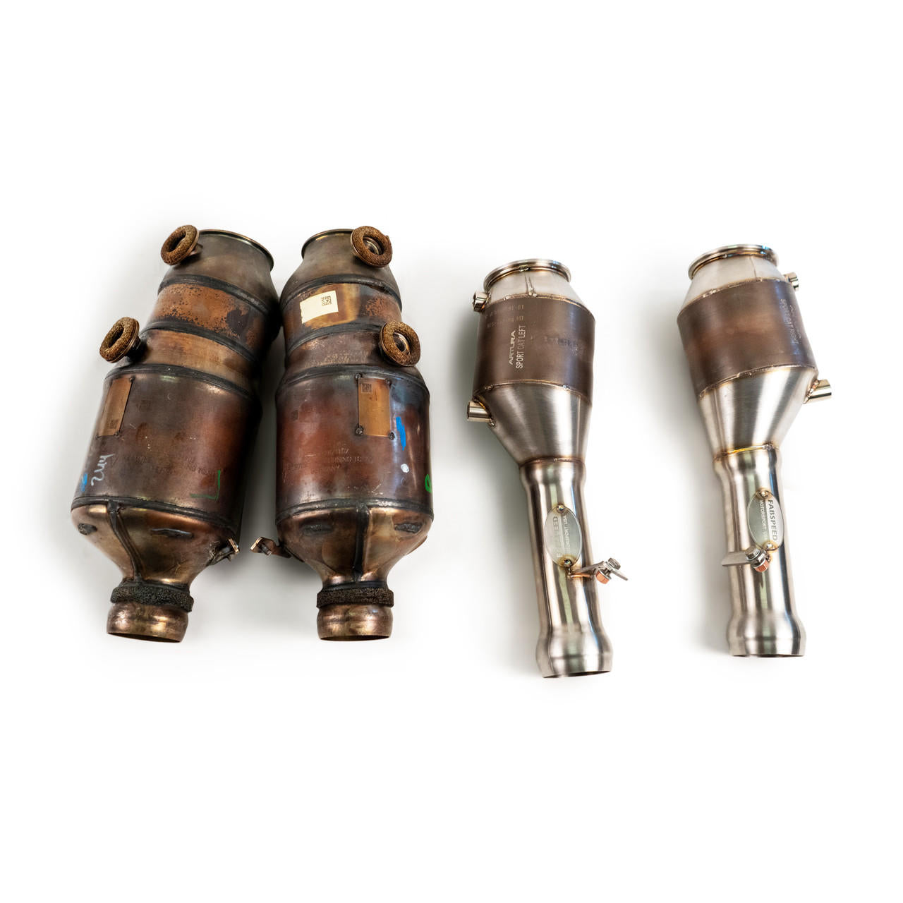 Fabspeed McLaren Artura HJS German Imported Sport Catalytic Converters 2023 Onwards (FS.MCL.ATRA.SC)