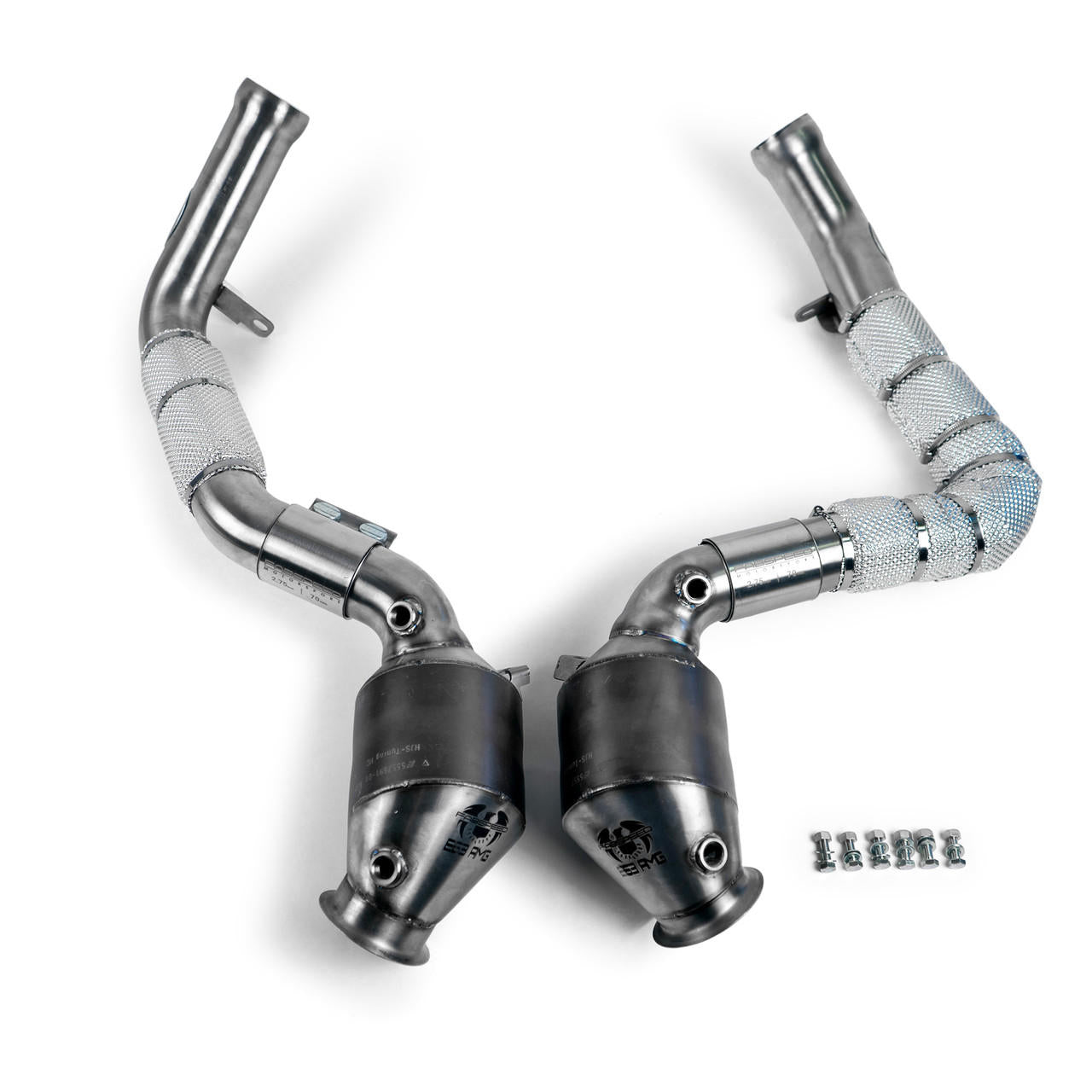 Fabspeed Mercedes-Benz AMG E-63s / GT63 Sport Cat Downpipes 2015-2021 (FS.MER.M177.SC)