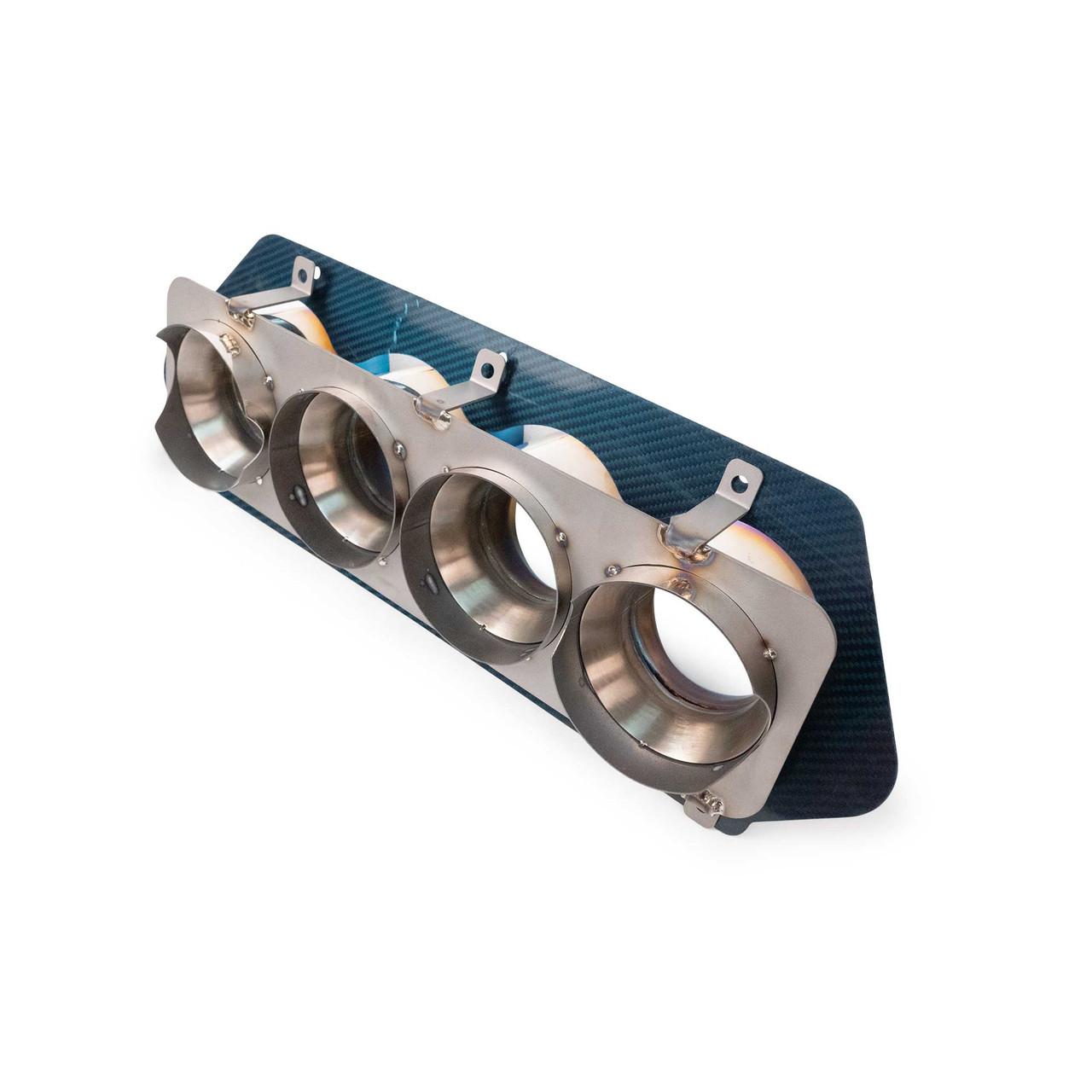 Fabspeed Chevrolet Corvette C8 Z06 Titanium Quad Tips 2023 Onwards (FS.CHEVY.C8Z06.QTTI)