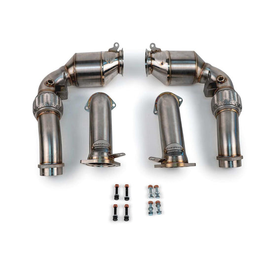 Fabspeed BMW M5 / X5M / X6M Primary Sport Catalytic Converter Downpipes 2024 Onwards (FS.BMW.F95LCI.SCDP)