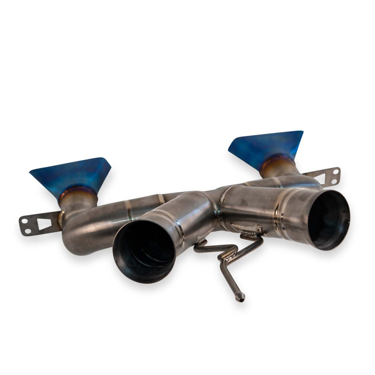 Fabspeed McLaren MP4-12C Supreme Titanium X-Pipe Exhaust System 2011-2014 (FS.MCL.12C.GLDTI.OG)