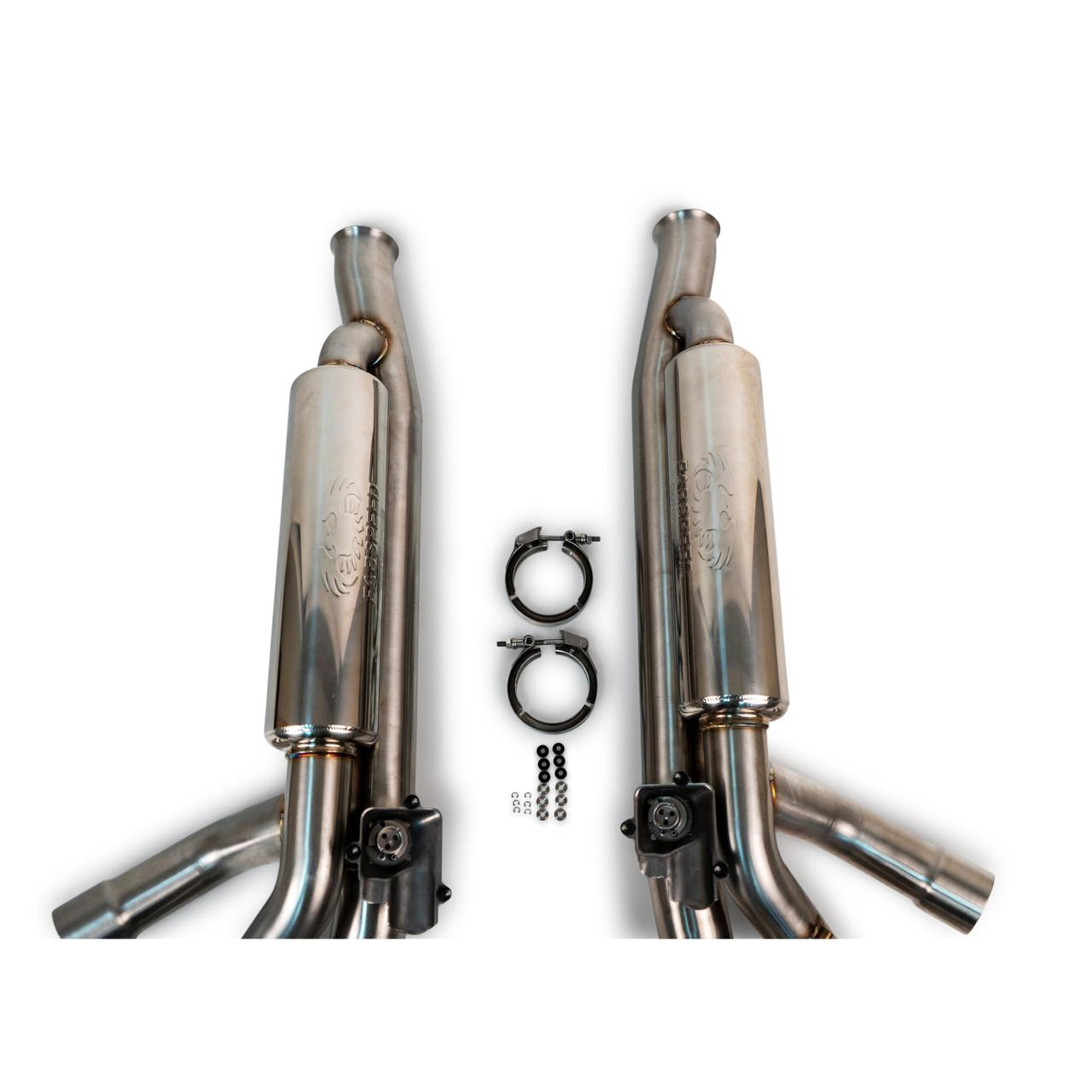 Fabspeed Mercedes-Benz G550 Valved Exhaust with Triple Tips 2019 Onwards (FS.MER.19G550.VLVTX)