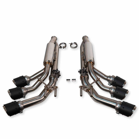 Fabspeed Mercedes-Benz AMG G63 Valved Exhaust with Triple Tips 2019 Onwards (FS.MER.19G63.VLVTX)