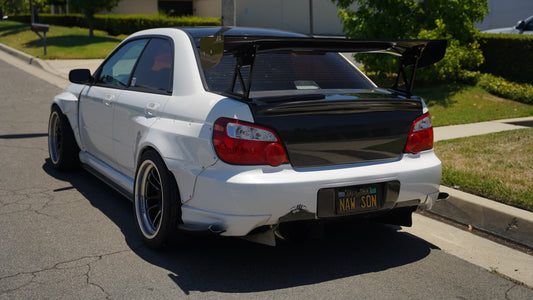 APR Subaru Impreza WRX/ STI Carbon Fiber License Plate Frame 2004-2007