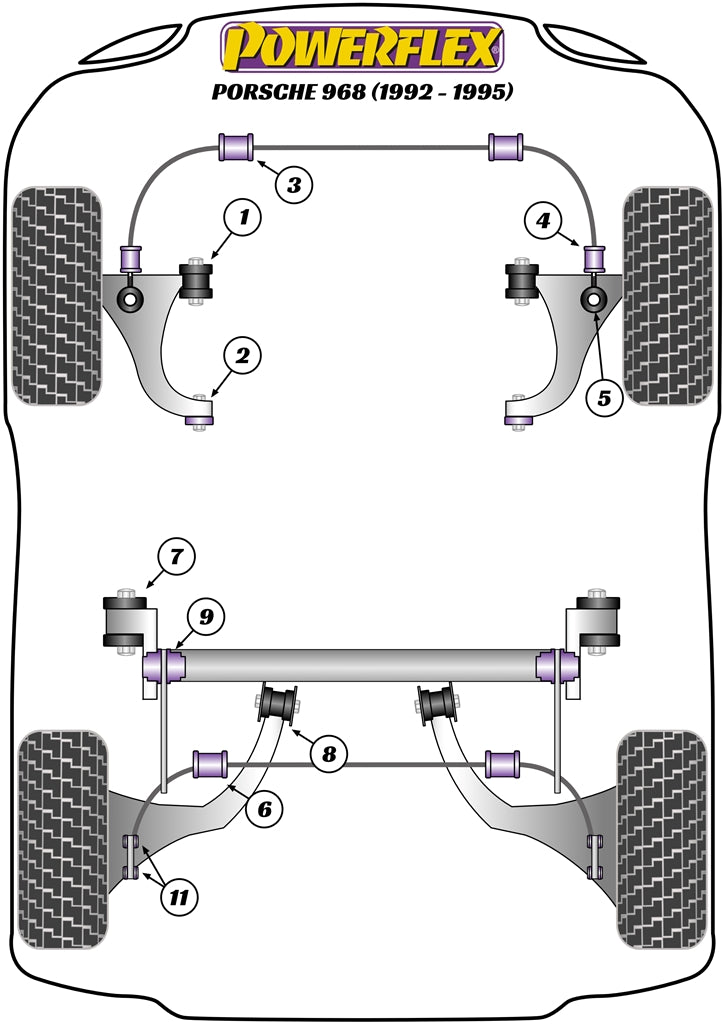 Porsche (PFR57-220) Rear Axle Carrier Outer Mounting