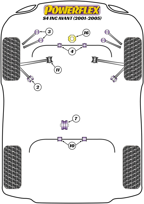 Audi (PFR3-210-18) Rear Anti Roll Bar Bush 18mm