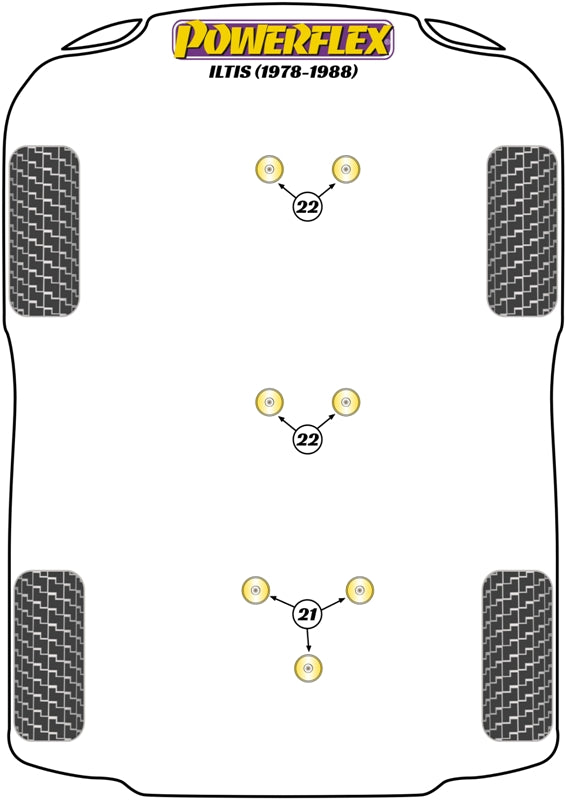 Volkswagen (PFR85-1020KIT2) Engine Mounting Bush Kit of 2