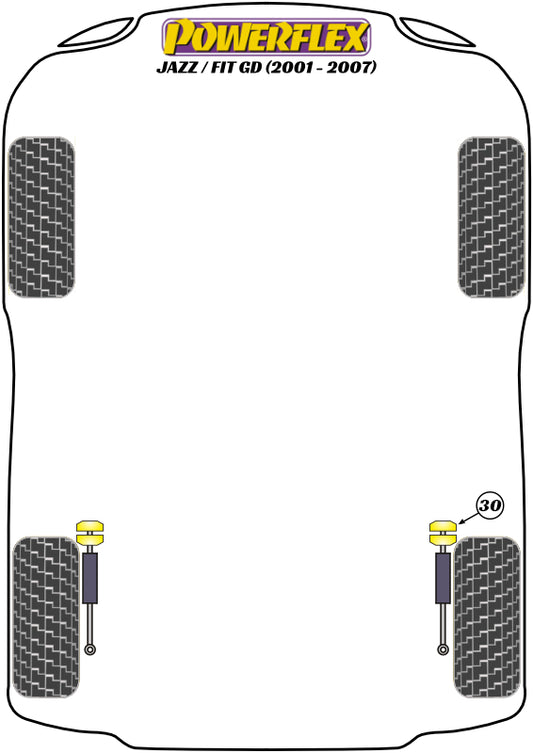 Honda (PFA100-12) PowerAlign Camber Bolt Kit (12mm x 60mm)