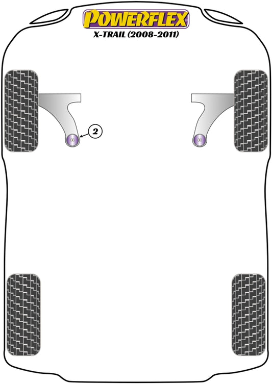 Nissan (PFA100-14) PowerAlign Camber Bolt Kit (14mm)