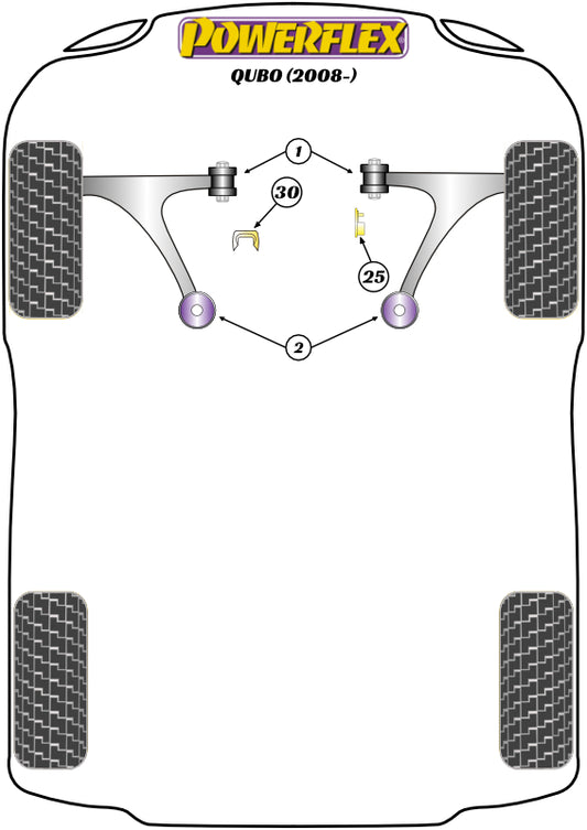 Fiat (PFF1-1125) Upper Engine Mount Insert