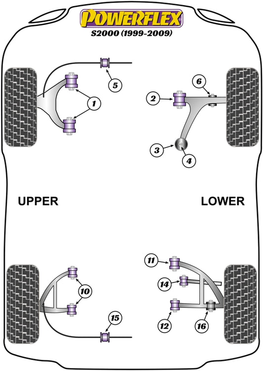 Audi (PFF3-203) Front Upper Control Arm Bush