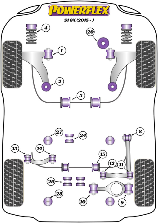 Audi (PFF85-1202) Front Arm Rear Bush