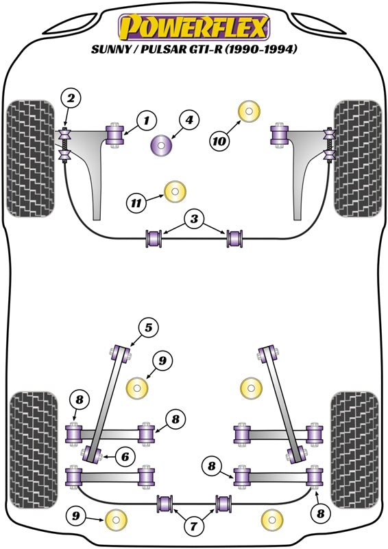 Nissan (PFR46-107) Rear Anti Roll Bar Mount