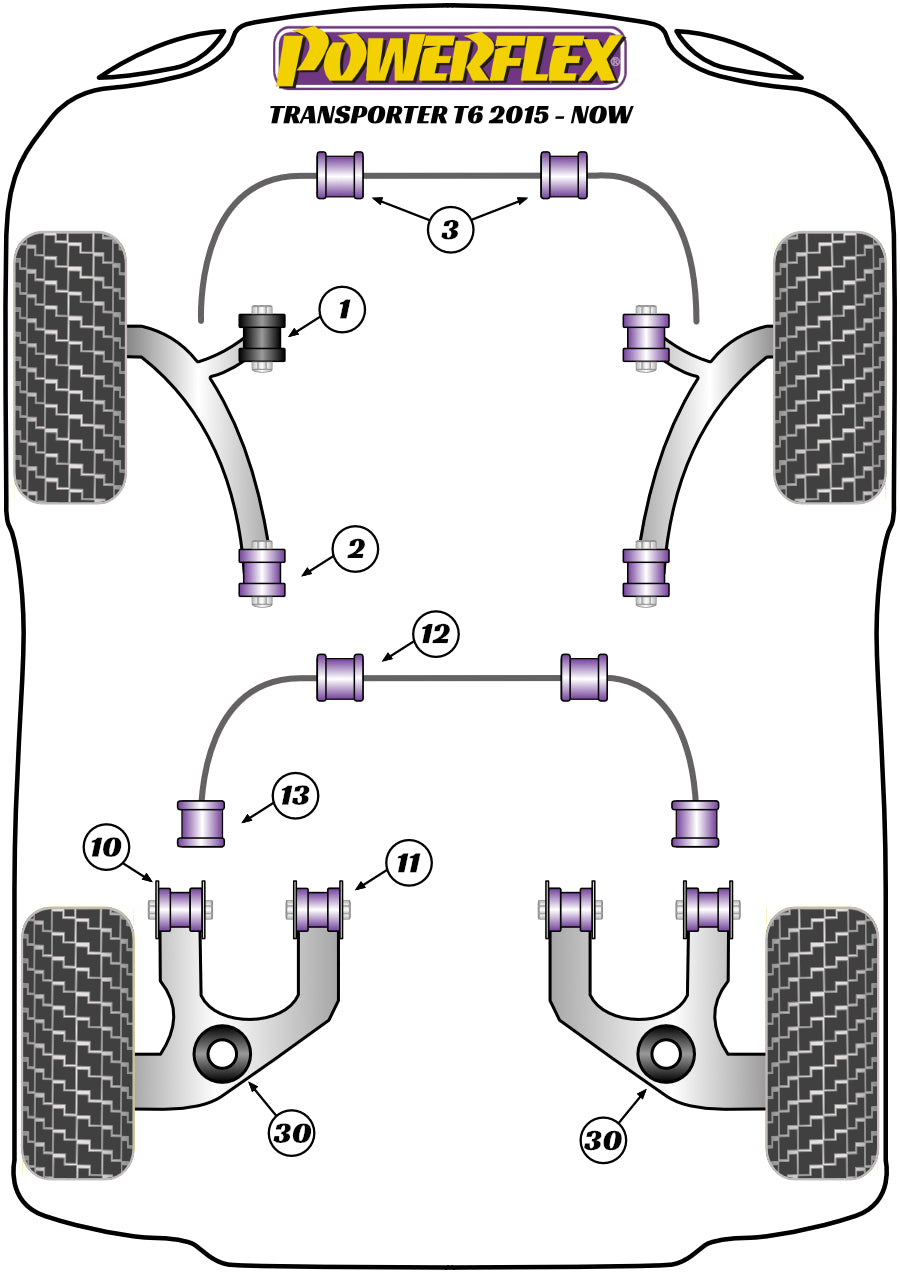 Volkswagen (PFR85-1330) Rear Lower Spring Isolator Pad