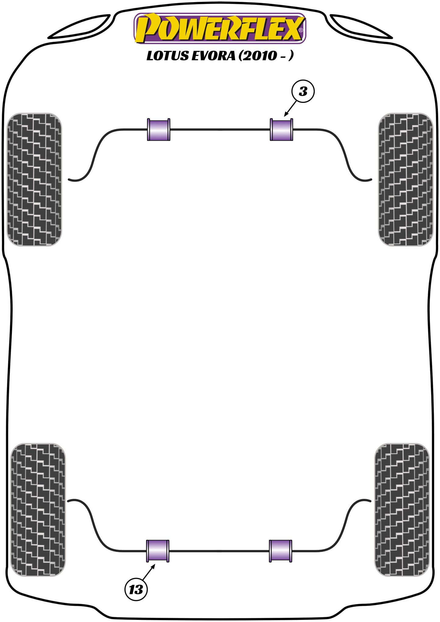 Lotus (PFR34-1120) Transmission Mount Bush Insert Kit