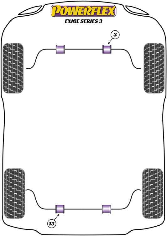 Lotus (PF34-803-21.5) Front Anti Roll Bar Bush 21.5mm