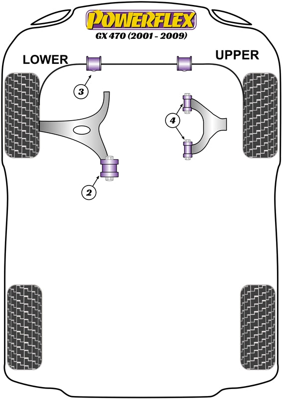 Lexus (PFF76-803-31) Front Anti Roll Bar Bush 31mm