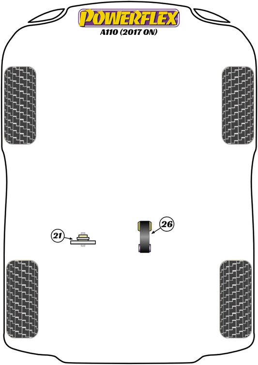 Alpine (PFF60-8026) Lower Torque Mount - Road