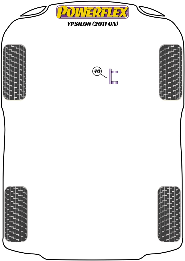 Lancia (PFF16-540) Upper Engine Mount Insert