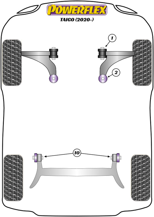 Volkswagen (PFR85-810) Rear Beam Mounting Bush