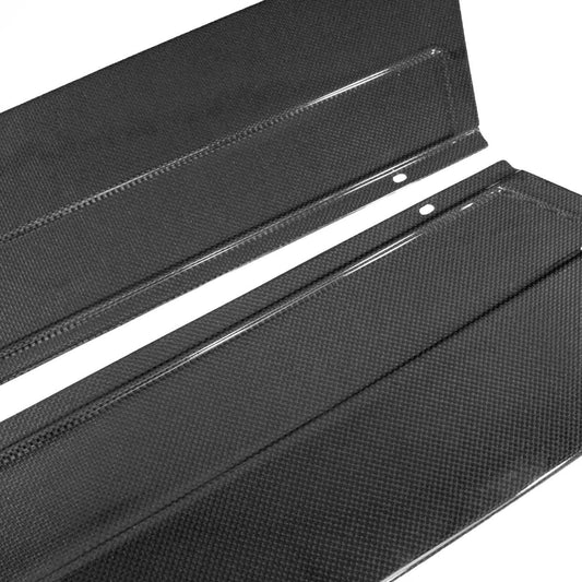 Fabspeed Carbon Fiber, Custom Carbon Fiber Door Sill Steps without Inserts 348 Ferrari (FS-CF-FER-348DSN)