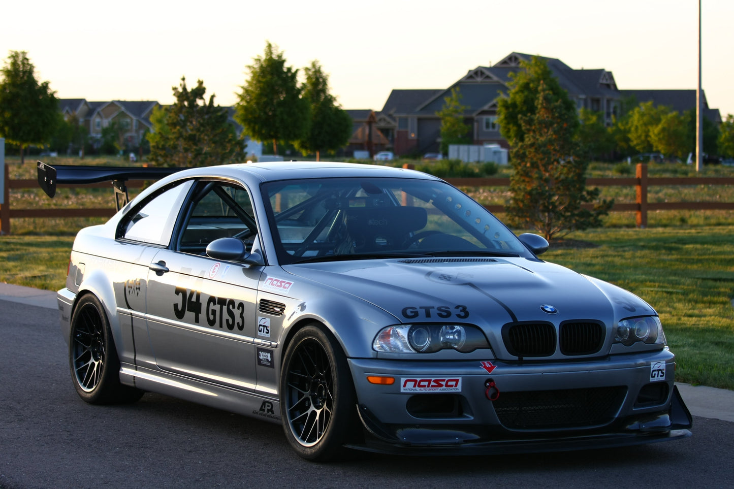 APR BMW E46 3-Series / M3 GTC-300 Adjustable Wing 2001-2006